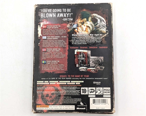 Gears of War 2 Limited Edition - Komplet i Æske - XBOX 360 (A - Grade) (Genbrug)